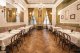 Realizace dubové podlahy formou parket v Cafe Graff Praha na zakázku